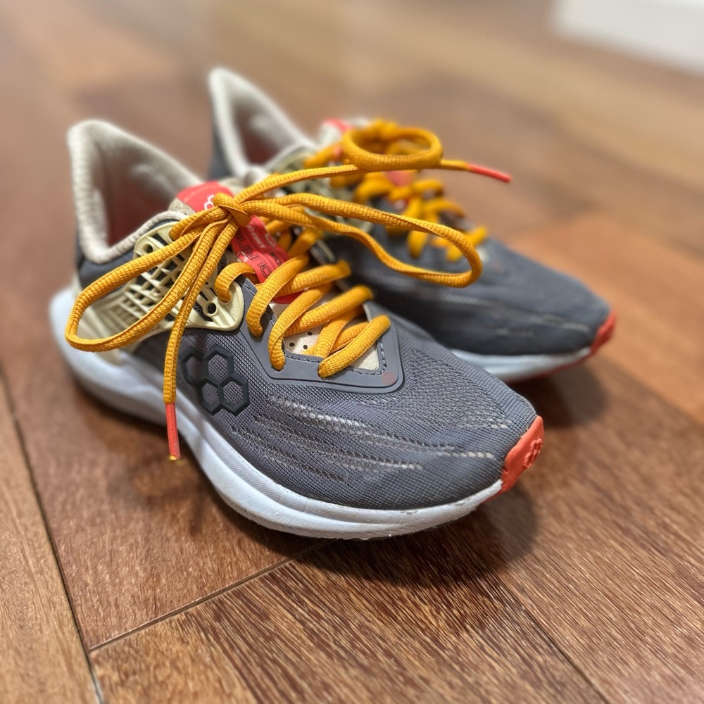 RUDIS Gray, Yellow and Orange Sneakers with Modern Design